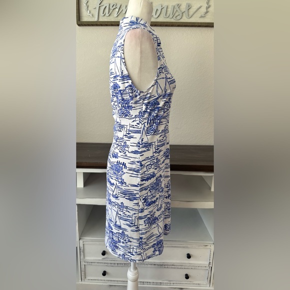 NWT Mahi Gold Schooner Dress Set Sail Sailor Blue Women's Size XS 1 - Picture 3 of 9